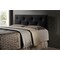 Baxton Studio Dalini Modern King Black Faux Leather Headboard with Crystal Buttons 117-6353 - alternate 2